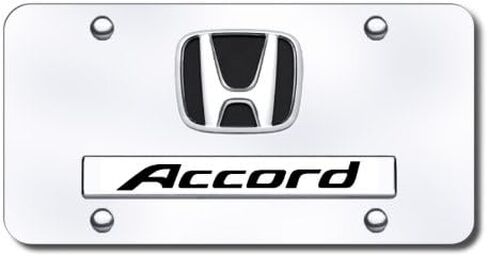 Au-tomotive Gold متوافق مع اسم Honda Accord ولوحة ترخيص الشعار من الكروم in Kuwait