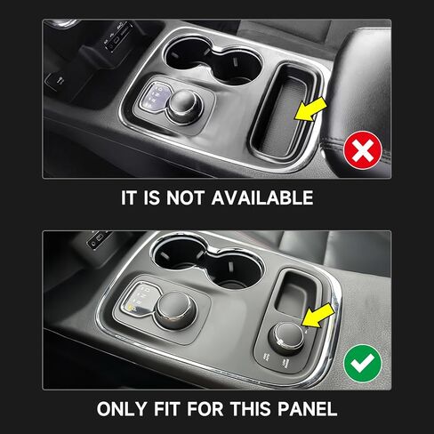 Car Gear Shift Panel Decals for 2014-2017 Dodge Durango Accessories Carbon Fiber Interior Stickers, Knob Style in Saudi Arabia