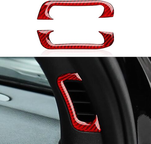 Car Gear Shift Panel Decals for 2014-2017 Dodge Durango Accessories Carbon Fiber Interior Stickers, Knob Style in Saudi Arabia