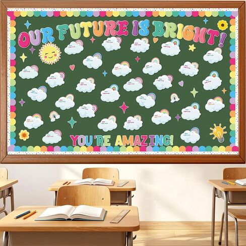 Graduation Bulletin Board Decorations Set, Preschool Classroom Decor with Grad Cap Cutouts, DIY Photo Display End of Year Memory Board for Hallway Wall Door Blackboard in Saudi Arabia
