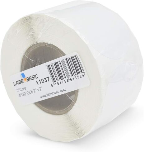 Glossy Inkjet Labels 2" Circle for Epson TM-C3500, TM-C3400, Primera LX500 and LX400, 550 Labels/Roll on a 2 Inch Core in Saudi Arabia