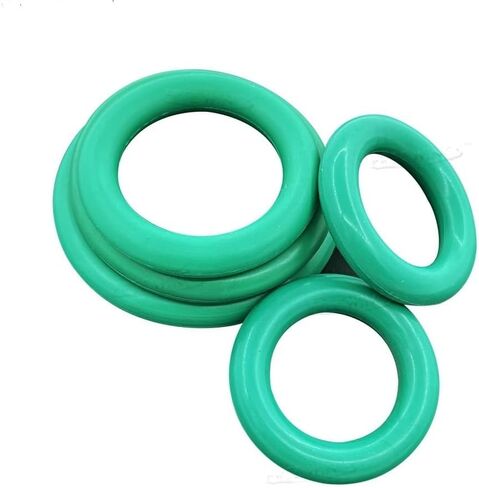 الأخضر FKM يا خاتم الختم CS3.55mm سمك OD12.10mm ~ 320.10mm النفط مقاومة الأحماض والقلويات ختم طوقا يا الدائري (OD61.10mm (7 قطع)) in Kuwait