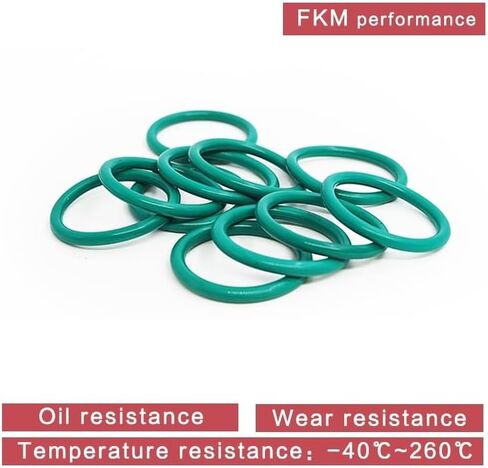 1 قطعة حلقة مطاطية الفلور الأخضر FKM O-RING ختم 2.4 مللي متر سمك OD52/54/55/56/57/60/62/64/65 مللي متر (55x50.2x2.4 مللي متر ، 2 قطع) in Kuwait