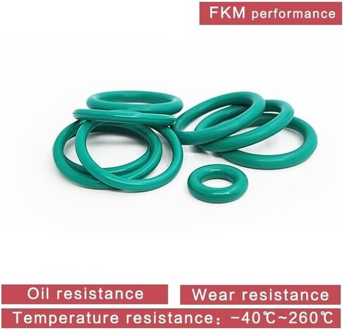 1 قطعة حلقة مطاطية الفلور الأخضر FKM O-RING ختم 2.4 مللي متر سمك OD52/54/55/56/57/60/62/64/65 مللي متر (55x50.2x2.4 مللي متر ، 2 قطع) in Kuwait