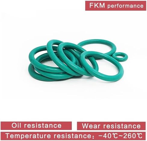 1 قطعة حلقة مطاطية الفلور الأخضر FKM O-RING ختم 2.4 مللي متر سمك OD52/54/55/56/57/60/62/64/65 مللي متر (55x50.2x2.4 مللي متر ، 2 قطع) in Kuwait