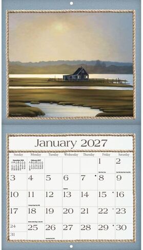 Seaside 2027 Wall Calendar by Daniel Pollera in Kuwait
