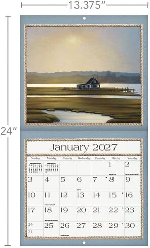 Seaside 2027 Wall Calendar by Daniel Pollera in Kuwait