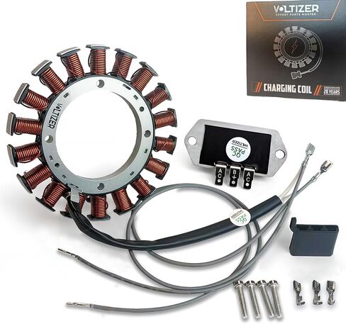 High-Output 12 085 09-S Stator Kit, Fits KOHLER CV13–CV16 & SV470–SV620 Series Engines (Fits Selected Serial Numbers), Replaces 1208501-S / 20 085 01-S, Engine-Tested and Manufactured by VOLTIZER in Saudi Arabia