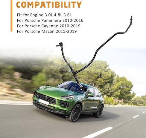 94610602660 Coolant Vent Line Breather Hose Line Fit for Porsche Panamera 2010-2016, Porsche Cayenne 2010-2019, Porsche Macan 2015-2019 in Saudi Arabia