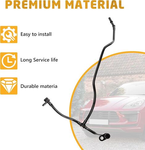 94610602660 Coolant Vent Line Breather Hose Line Fit for Porsche Panamera 2010-2016, Porsche Cayenne 2010-2019, Porsche Macan 2015-2019 in Saudi Arabia