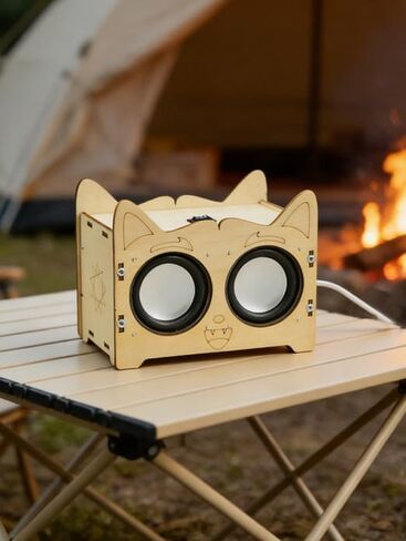 مجموعة سماعات بلوتوث DIY، حرفة تعلم الفيزياء التعليمية مع مكبرات صوت مزدوجة، البطارية غير متضمنة in Kuwait