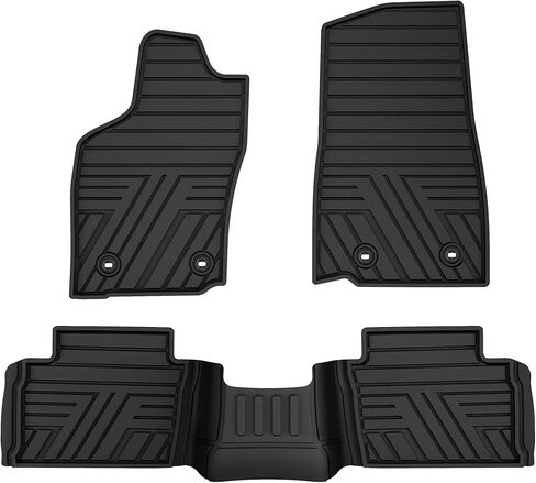 All Weather Floor Mats Custom Fit for Toyota Tacoma 2024-2026 (Not fit Hybrid) Waterproof Heavy Duty Anti-Slip Car Mats, 1st & 2nd Row Full Black in Saudi Arabia