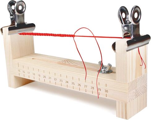 Utoolmart الخشب سوار الرقصة، قابل للتعديل طول Paracord الرقصة صانع سوار DIY اليد الحياكة صانع معصمه للأساور القلائد سيارة الشنق مع 2 المشابك in Kuwait