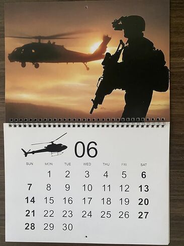 2026 Calendar Monthly Planner, 2026 Wall Calendar, Calendar 2025-2026, Calendar that Honors the Military in Saudi Arabia