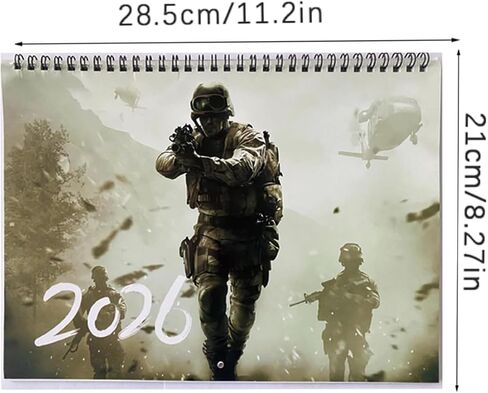 2026 Calendar Monthly Planner, 2026 Wall Calendar, Calendar 2025-2026, Calendar that Honors the Military in Saudi Arabia