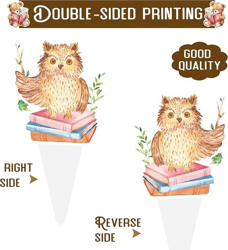 48pcs A New Chapter Begins Baby Shower Cupcake Toppers, Storybook Baby Shower Decorations Cute Woodland Animals A New Chapter Cupcake Toppers for Book Theme Party Supplies in Kuwait