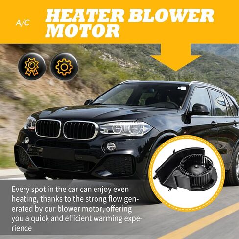 HVAC سخان منفاخ المحرك الجمعية متوافق مع X5 2014 2016 2017 2018 X6 2015-2019 3.0L 4.4L استبدال 64119291177 PM4933 BM10055C in Kuwait