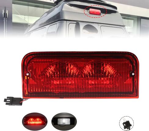 ضوء الفرامل الثالث الثالث متوافق مع Econoline E150 E250 E350 E450 E550 1992-2022 مصباح ضوء إيقاف مركزي مرتفع Repalce 923-290 6C2Z13A613B F2UZ13A613B XC2Z13A613BA in Kuwait