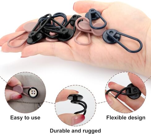 12PCS Button Extenders for Jeans - Pants Button Extender for Women & Men - Expand Waistband by 1-1.4 Inches - 3 Colors (Black, Blue, Khaki) in Saudi Arabia
