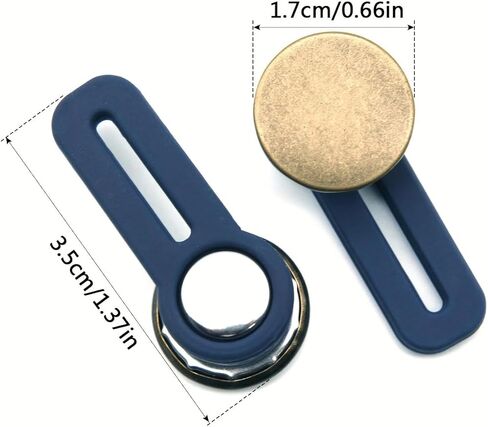 5PCS Button Extenders for Jeans, Waist Extenders for Pants for Women and Men, No Sew Waist Extensions in Kuwait