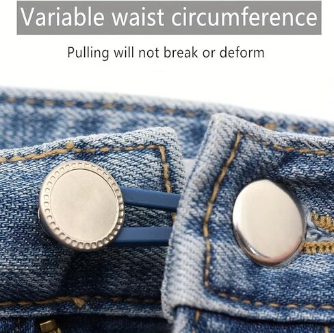 5PCS Button Extenders for Jeans, Waist Extenders for Pants for Women and Men, No Sew Waist Extensions in Kuwait