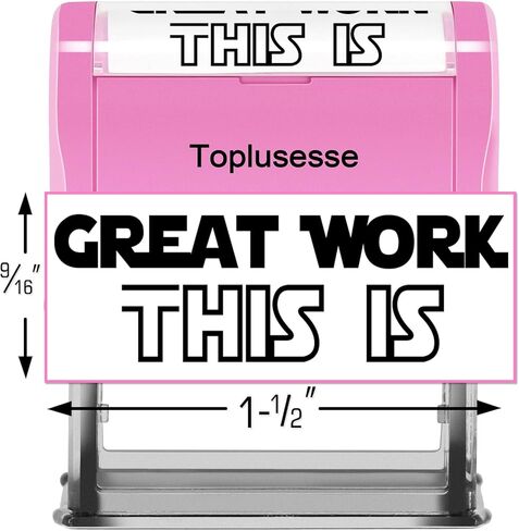 Turtle-ly Awesome Stamp Self Inking Teacher Stamp for Classroom Encouraging Motivational Homeschool Grading Tool Teacher Supplies- Purple Mount in Saudi Arabia