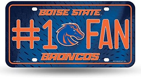 Rico Industries NCAA Unisex-Adult #1 Fan Metal License Plate Tag in Saudi Arabia