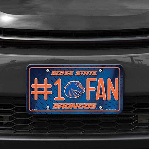 Rico Industries NCAA Unisex-Adult #1 Fan Metal License Plate Tag in Saudi Arabia
