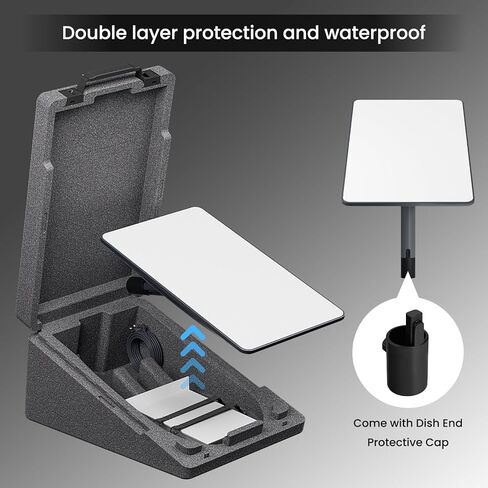 for Starlink Case Gen 3, compatiable with Starlink Travel Case V3 Hard Travel Case Go Kit Mount Dish Kit for Starlink Standard Gen 3 Actuated Protective, Lightweight, Waterproof Case in Saudi Arabia