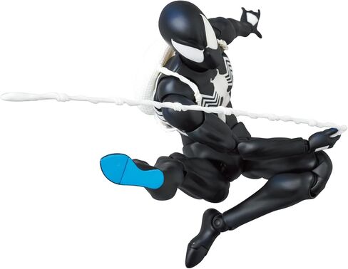 MAFEX رقم 168 زي سبايدر مان الأسود الإصدار الهزلي. الارتفاع الإجمالي تقريبًا. 6.1 بوصة (155 ملم)، مجسم حركة مطلي in Kuwait