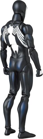 MAFEX رقم 168 زي سبايدر مان الأسود الإصدار الهزلي. الارتفاع الإجمالي تقريبًا. 6.1 بوصة (155 ملم)، مجسم حركة مطلي in Kuwait