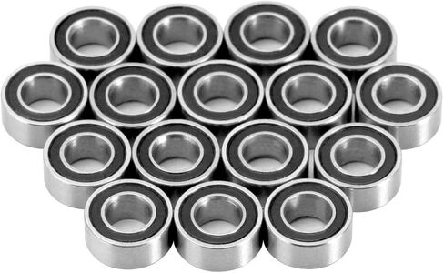 RC Repair Parts Compatible with FMS for FCX24 1/24 RC Crawler Car Upgrade Modification Accessories Parts 24PCS Sealed Steel Bearing Kit in Saudi Arabia