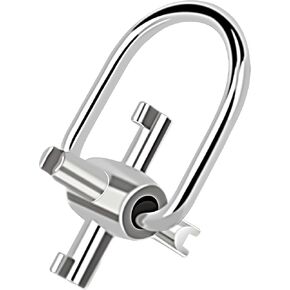 HVAC Locking Cap Key - Universal 4-Bit Multi-Use Tool for 410A & R22 Refrigerant Safety Caps, Tamper Resistant Key for Installation & Removal of HVAC Locking Caps 1 Pc in Saudi Arabia