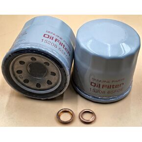 Struggling 15208-65F0E Oil Filter + Drain Plug Gasket MOTORS 11026-JA00A Compatible with Nissan Infiniti Rogue Frontier Pathfinder Quest Murano Titan Sentra 15208-65F00 11026-01F10 15208-65F0C (1pc) in Kuwait