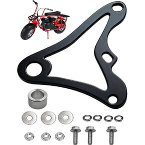 Hydraulic Brake Caliper Bracket Kit for Mini Bike Motorcycle, Compatible with Monster Mega Moto MMB80 80cc MMB105 105cc Coleman RB100 Realtree RT100, Black Bracket with Hardware in Saudi Arabia