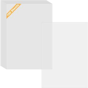 100 Sheets Tracing Paper, White Translucent Paper for Sketching Tracing Drawing Animation, A5 8.27 x 5.83 Inch in Saudi Arabia