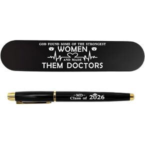Female Doctor Graduation Gift – MD Class of 2026 Gel Pen Gift Set for Female Doctor Graduates, Medical School Graduation Gifts for Medical Students Women Physicians in Kuwait