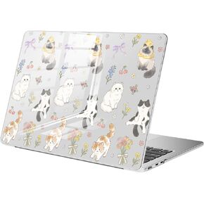 Compatible with MacBook Air 13 inch Case M1 A2337 A2179 A1932 2022 2021 2020 2019 Release, Cute White Polka Dot Protective Hard Shell Clear Cover for MacBook Air 13.3 inch in Saudi Arabia