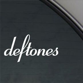 Deftones Decal Rock Band Car Truck Window Sticker White in Saudi Arabia