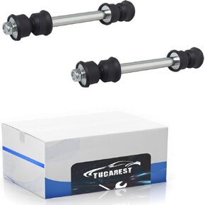 مثبت أمامي Sway Bar Link قطعتان K80631 مناسب لـ 02-06 Chevy Avalanche، 99-06 Silverado Tahoe، 92-99 K1500 Suburban/G-MC Sierra 1500 Yukon Safari/Escalade [# K700539 12546193 15070821] in Kuwait