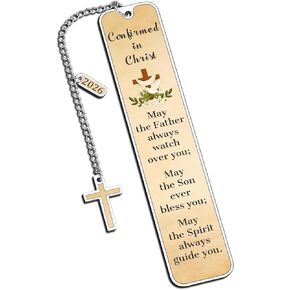 2026 Confirmation Gifts for Teenage Teen Girls Boys Catholic Confirmation Bookmark First Communion Gifts for Girls Boys Women Men Godson Goddaughter Baptism Gift for Girl Confirmed in Christ Bookmark in Saudi Arabia
