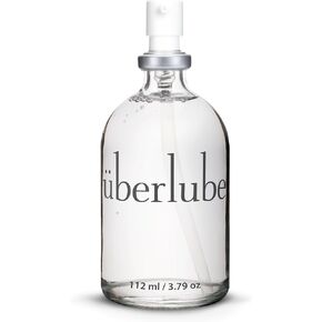 مزلق سيليكون ممتاز من Uberlube (1.86 أونصة سائلة) غير معطر، مزلق جنسي طويل الأمد، مقاوم للماء، أداء فائق النعومة، مادة تشحيم شخصية للخصوصية والألعاب، للاستخدام المهبلي والشرجي، يوصى به OBGYN in Kuwait