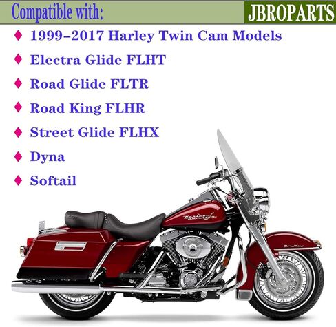 25244-99 Cam Cover Gasket Replacement Compatible with 1999-2017 Harley-Davidson Twin Cam Models: Electra Glide, Road Glide, Road King, Street Glide, Dyna, Softail in Saudi Arabia