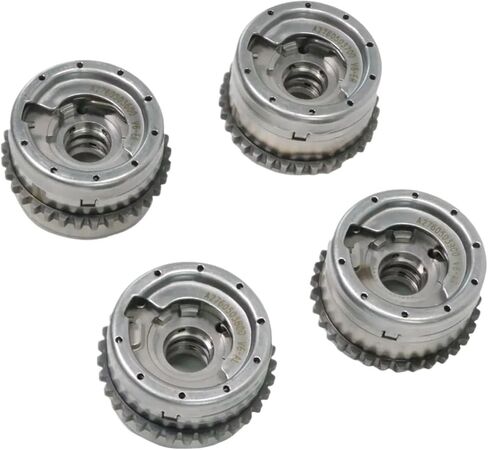 4Pcs Compatible For Mercedes A27605031 A2760503600 Intake Exhaust L+R Camshaft Adjusters Compatible With Mercedes-Compatible With Benz C350 in Saudi Arabia