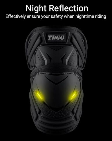 1 Pair Motorcycle Knee Shin Guard Pads Black Adjustable Knee Cap Pads Protector Crashproof Knee Armor for Motocross Dirt Bike Racing Mountain Biking in Saudi Arabia