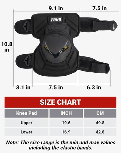 1 Pair Motorcycle Knee Shin Guard Pads Black Adjustable Knee Cap Pads Protector Crashproof Knee Armor for Motocross Dirt Bike Racing Mountain Biking in Saudi Arabia
