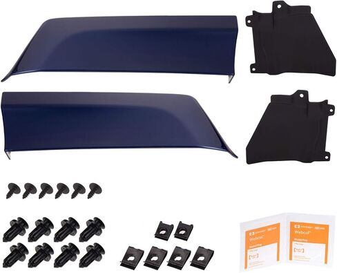 سوبارو 2015-2021 STI WRX أصلية SUBARU AERO SPLASH GUARDS REAR OEM مجموعة من 2 (WR Blue Pearl) in Kuwait