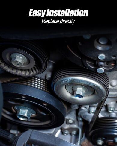 حزام محرك اعوج K070750 مناسب لسيارة Toyota Camry 2007-2009 Corolla 2009-2012 Matrix 2009-2013 RAV4 2006-2008 Scion xB 2012-2015 Pontiac Vibe 2009-2010 استبدال 5070750 7PK1905 in Kuwait