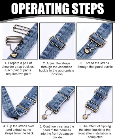 15 Pieces Overall Buckles Replacement Set Bronze Vintage Metal Bib Overalls Clasp with Slide Buckles Buttons and Screwdriver for Jeans Suspender Clips Bib Pants Repair and DIY Projects in Saudi Arabia