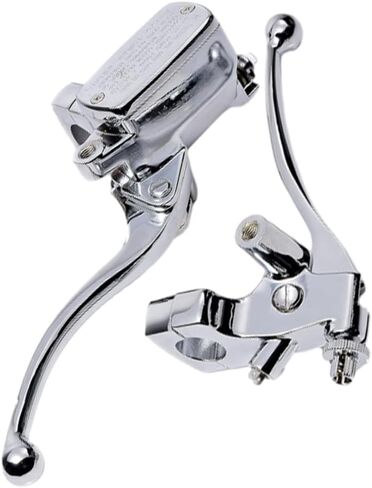 Riloer Hydraulic Brake Master Cylinder Lever, Compatible with Honda VTX1300 2003-2009, Motorcycle Levers, 2 pcs (Chrome) in Kuwait